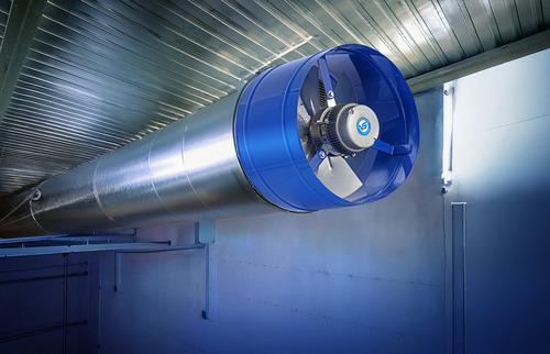 Extractor Industrial Reversible Entubado 30 Cm + Termostato