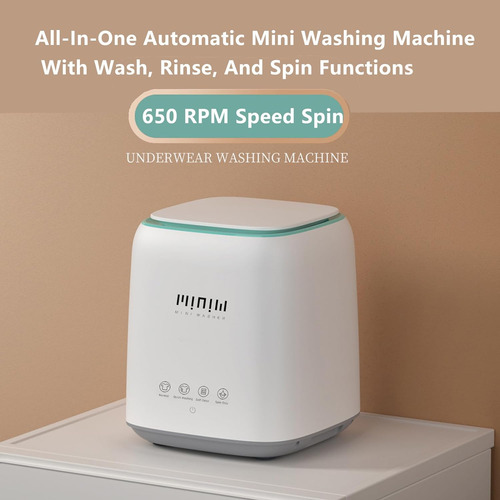Lavadora Mini Totalmente Automática Portátil Ropa Int...