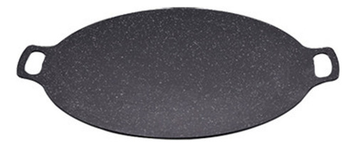 P Sartén Coreana Para Asar, Antiadherente, Redonda, Piedra
