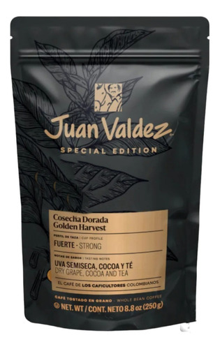 Café Juan Valdez Edición Especial Cosecha Dorada De 250g