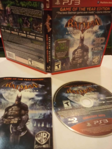 Juego Playstation 3 Batman Arkham Asylum Disco Físico (Usado)