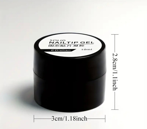 4pcs Gel Sólido Pegamento Para Uñas Soft