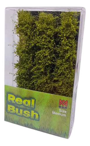 Pasto Vegetacion 20mm Diorama Verde Lima Real Bush Maqueta