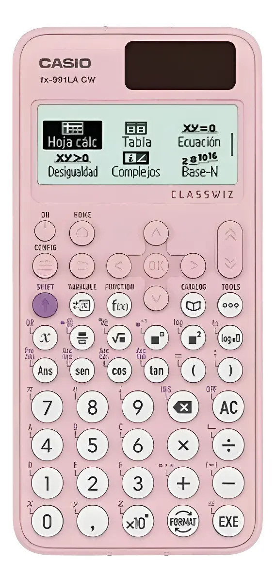 Calculadora Cientifica Casio Fx-991lacw Classwiz Color Rosa Claro