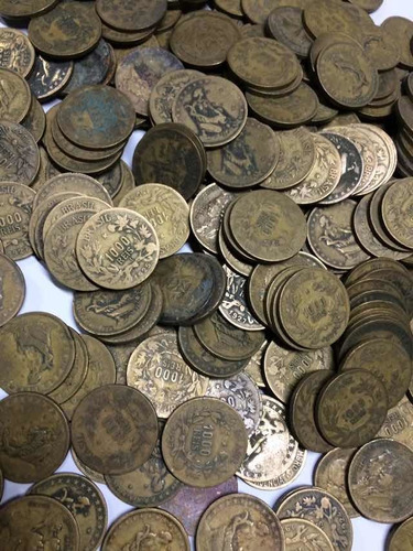 Lote 100 Moedas 1000 Reis Para Fazer Alianças