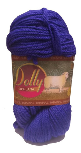 Estambre Dolly Lana 100% Lana Australiana Madeja De 100g Color Morado