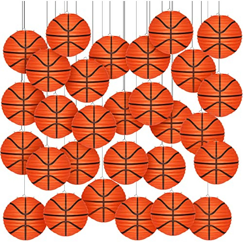 Farolillos De Papel De Baloncesto De 8 Pulgadas, Faroli...