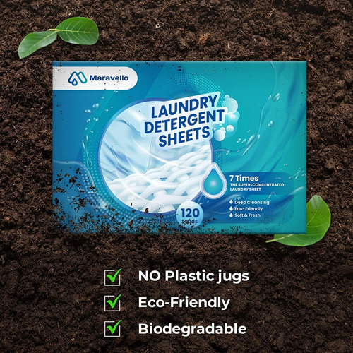 Hojas De Detergente Para Ropa Ecológicas: Hoja De Detergente
