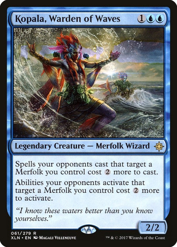 Cartas Magic Kopala, Warden Of Waves Ixalan Mtg Bsas