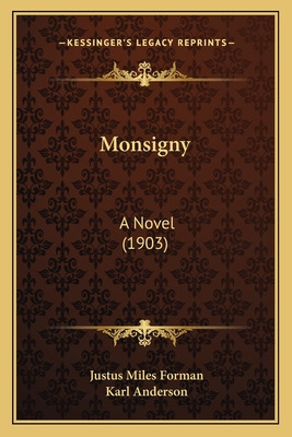 Libro Monsigny: A Novel (1903) A Novel (1903) - Forman, J...