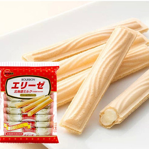 Imagen 3 de 8 de Bourbon Eliese Hokkaido Milk Galleta Japonesa Rellena