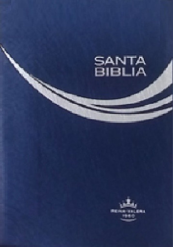 Biblia Reina Valera 1960 - Tapas Vinil Azul Cantos Celestes