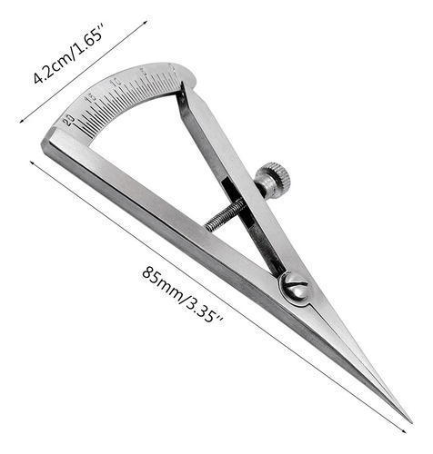 Pinza Castroviejo Con La Misma Escala Doble Hasta 2 Mm (s)