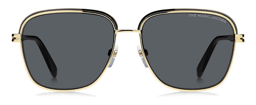 Lentes De Sol Marc Jacobs Marc 531/s Cuadrados Polarizados Diseño Negro