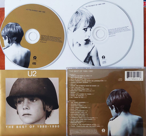 U2  The Best Of 1980-1990 & B-sides  2 Cds. Import. 
