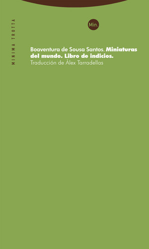 Miniaturas Del Mundo., De Santos, Boaventura De Sousa. Editorial Editorial Trotta, S.a., Tapa Blanda En Español, 2024