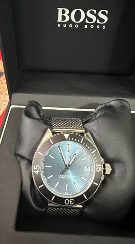 Reloj Hugo Boss Acero Inoxidable 3191273053 Ocean Edition Acero Inoxidable Azul Acero Agua (Usado)