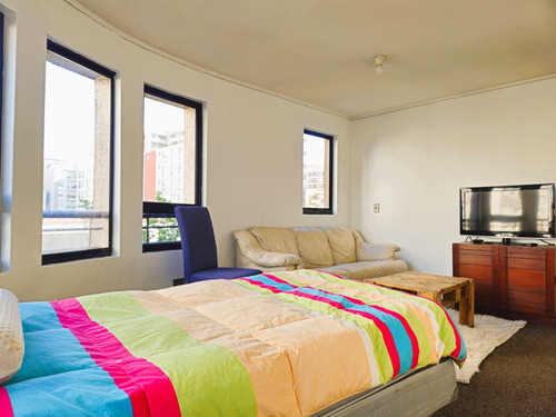 Arriendo Dpto. Amoblado Santiago, Marin (104323)
