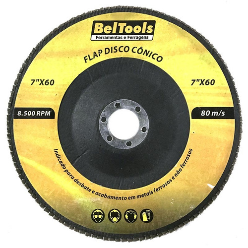 Disco De Desbaste Flap Cônico 7 X 50 - Beltools