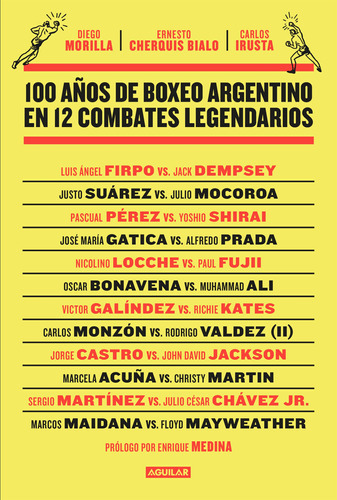 Imagen 1 de 1 de Libro 100 Años De Boxeo Argentino En 12 Combates - Diego Morilla; Carlos Irusta; Ernesto Cherquis Bialo - Aguilar