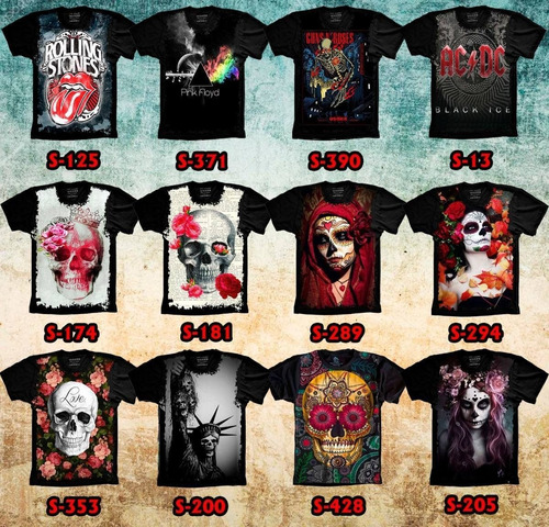 Camiseta Frete Grátis Plus Size Cranio Caveira Ritual Indian