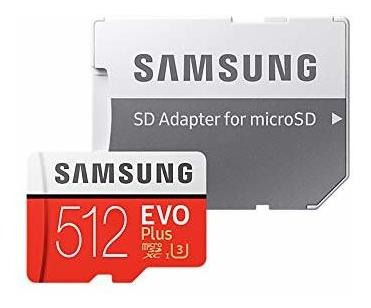 Samsung Memory Mb Mc512gaeu 512 Gb Evo Plus Micro Sd