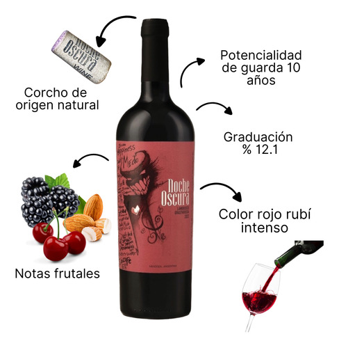 Vino Lambrusco Grasparossa Bodega Boutique Cánepa 2022 C X 6