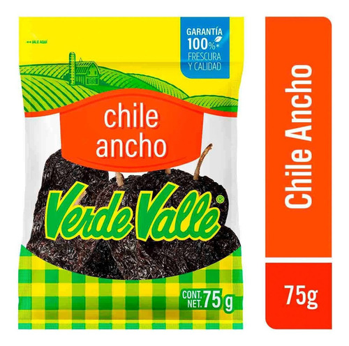 Chile Seco Verde Valle Ancho 75g