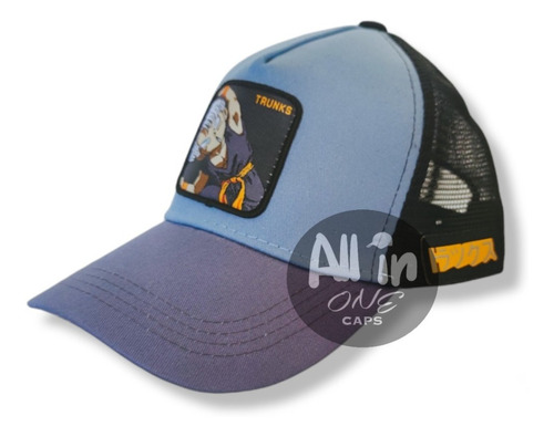 Gorras Personajes Trunks Fusion Azul Dragon Ball Z Super 