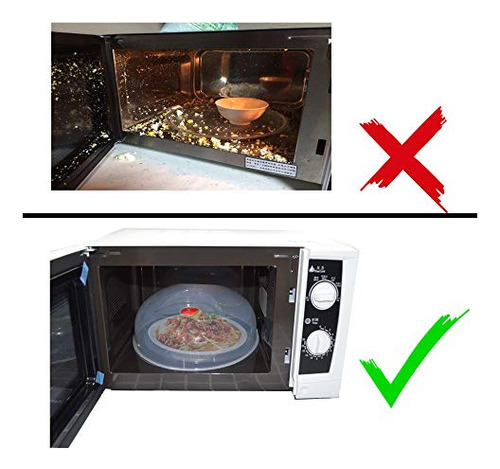 Tapa Para Microondas De Salpicaduras Apta Para Lavavajillas