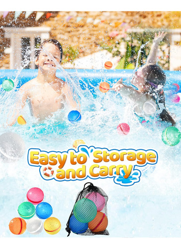 Soppycid Globos De Agua Magneticos Reutilizables, Bomba D...