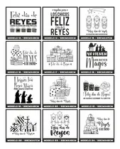 Comprar Vinilos Negocio Feliz Dia De Reyes Vidriera Reyes Magos 