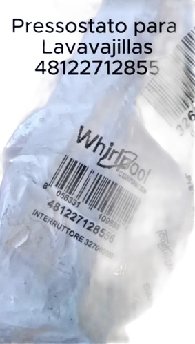Presostato Lavavajillas Whirlpool 48122712855