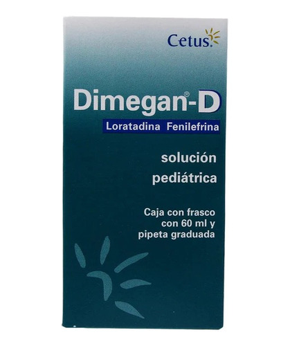 Dimegan D Solución Pediátrica Frasco 60ml