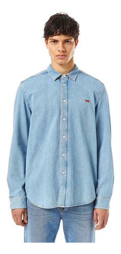 Camisa Diesel D-simply Light Blue Hombre