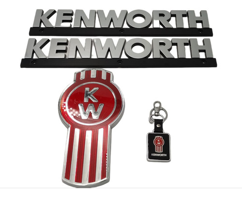 Set Emblemas Kenworth Con Llavero