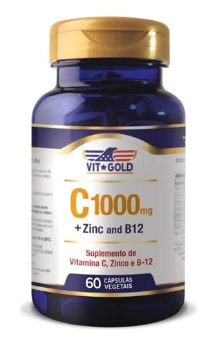 Vit. C 1.000 Mg + Zinco E B-12 Vitgold 60 Caps