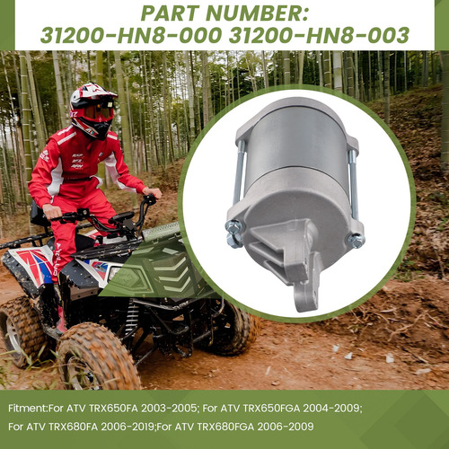 Motor Para Fourtrax Trx650fa Trx650fga 31200-hn-fs