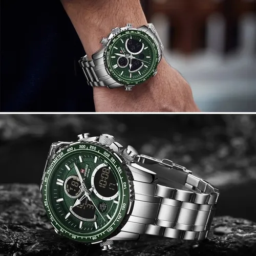 Reloj Naviforce Hombre 9182 Chronómetro Acero Inoxidable