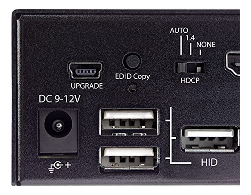 Startech.com Conmutador Kvm Hdmi De 2 Puertos - Monitor Únic