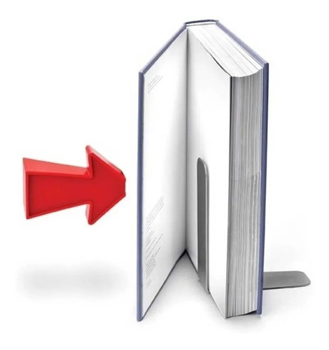 Imagen 2 de 5 de Sujeta Apoya Porta Libros Flecha Diseño Revistero Biblioteca