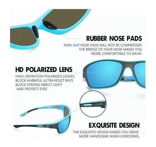 2pcs Gafas De Sol Hombre Polarizadas Pesca Viajes Conducción