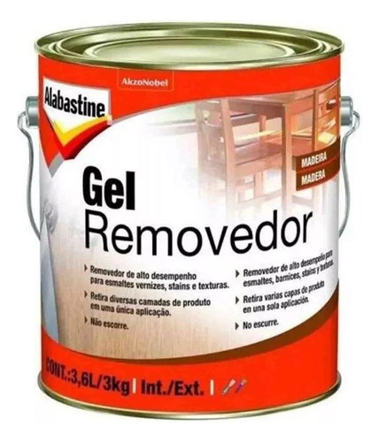 Removedor Gel Alabastine 0,9 L Decapante Alba Rosario