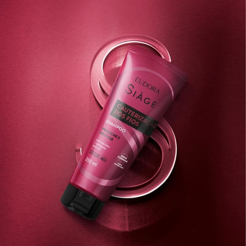 Kit 2 Shampoo Reconstrução Cauterização Secos 250ml Eudora