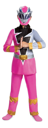 Disfraz De Power Ranger Rosa Para Niñas, Traje Oficial De Di