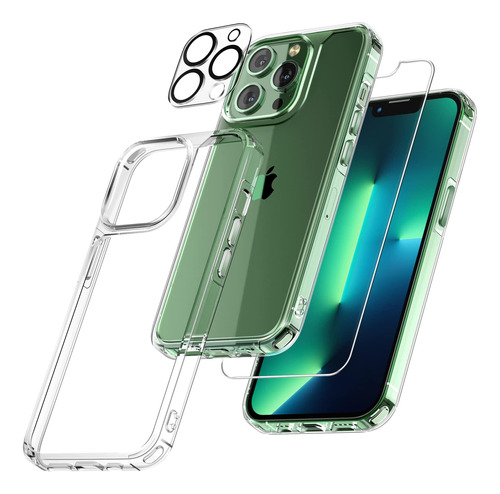 Funda Tauri Defender Para iPhone 13 Pro Max-transparente