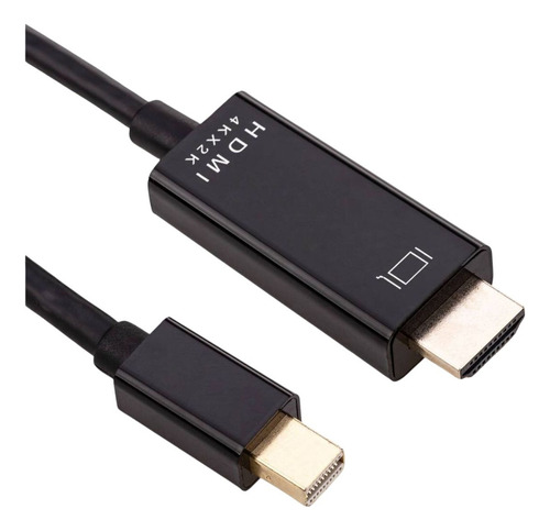 Cable Display Port A Hdmi 4k 1,8mts Color Negro