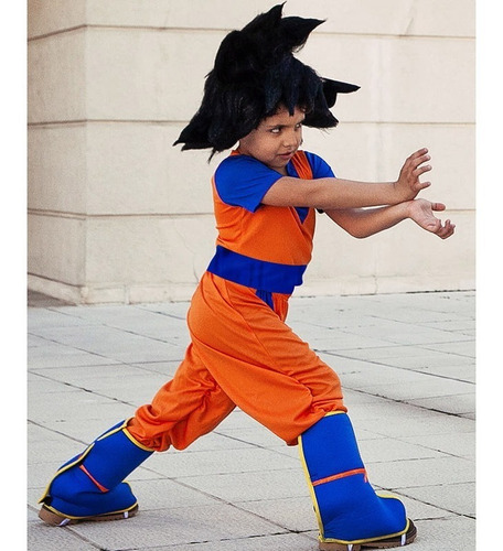 Fantasia De Cosplay Infantil De Anime Japonês Son Goku | Parcelamento sem juros Fantasia De Cosplay Infantil De Anime Japonês Son Goku | Parcelamento sem juros