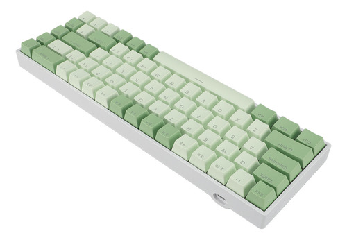 Teclado Usb C Con Cable, 68 Teclas, 60% Mecánico, Retroilumi