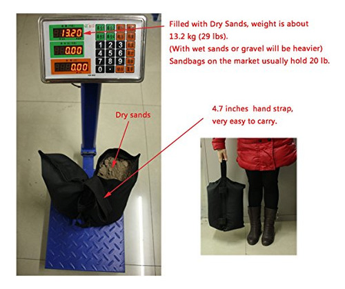 4 Pcs Weights Bag For Pop Up Canopy Tent Weighted Feet ...